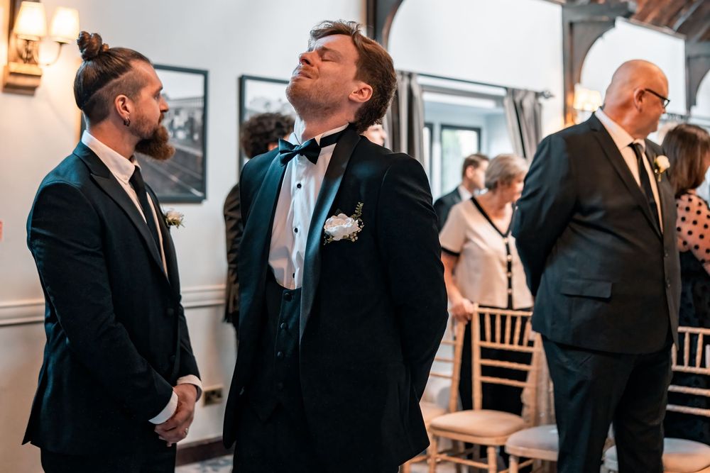 BRIDAL PORTRAITS NORFOLK WEDDING DUNSTON HALL NORWICH BLACK TIE WEDDING