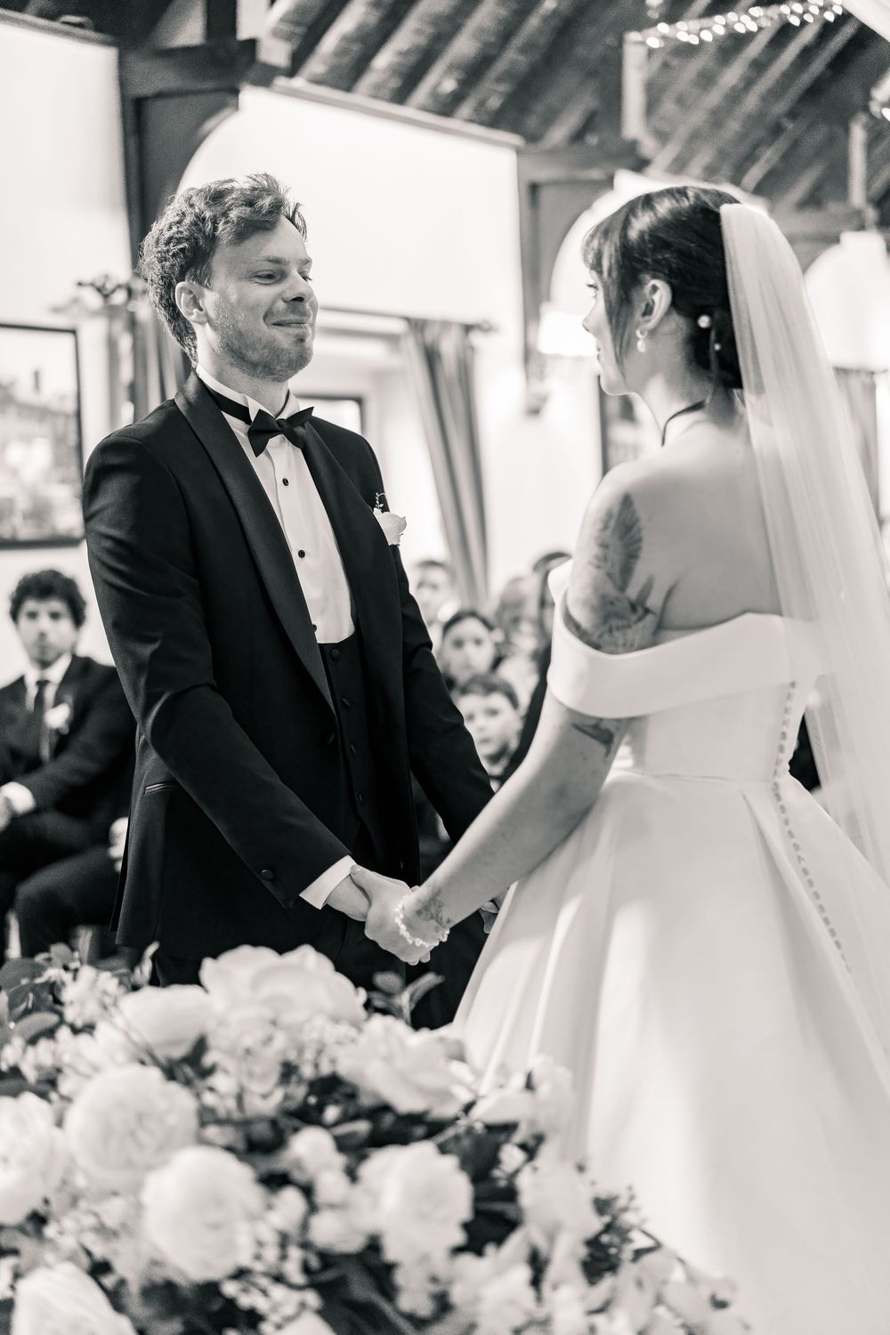 BRIDAL PORTRAITS NORFOLK WEDDING DUNSTON HALL NORWICH BLACK TIE WEDDING