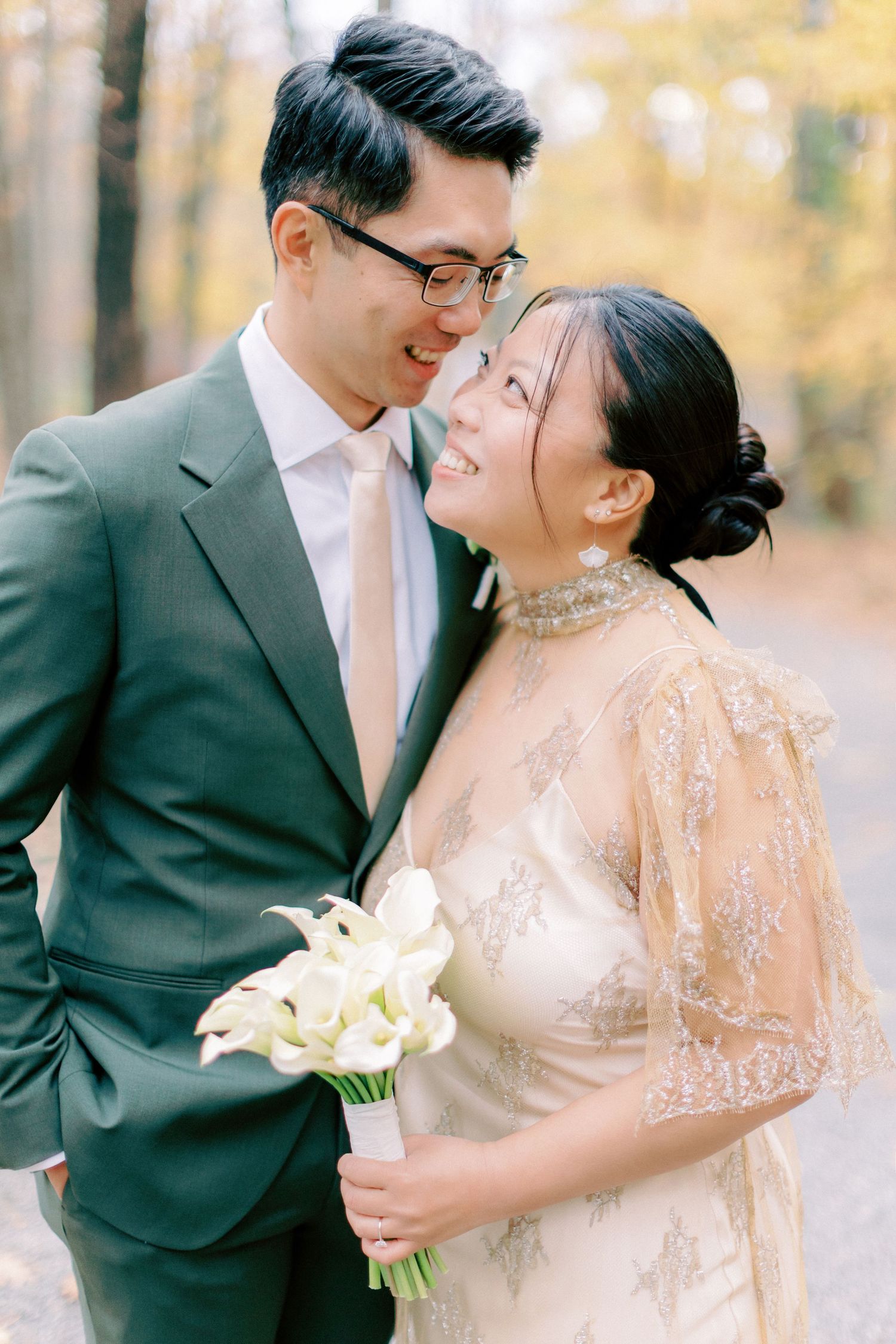 Jeanie Jang Photo Classic Timeless New York Film Wedding Photographer Campton Hotel Wedding
