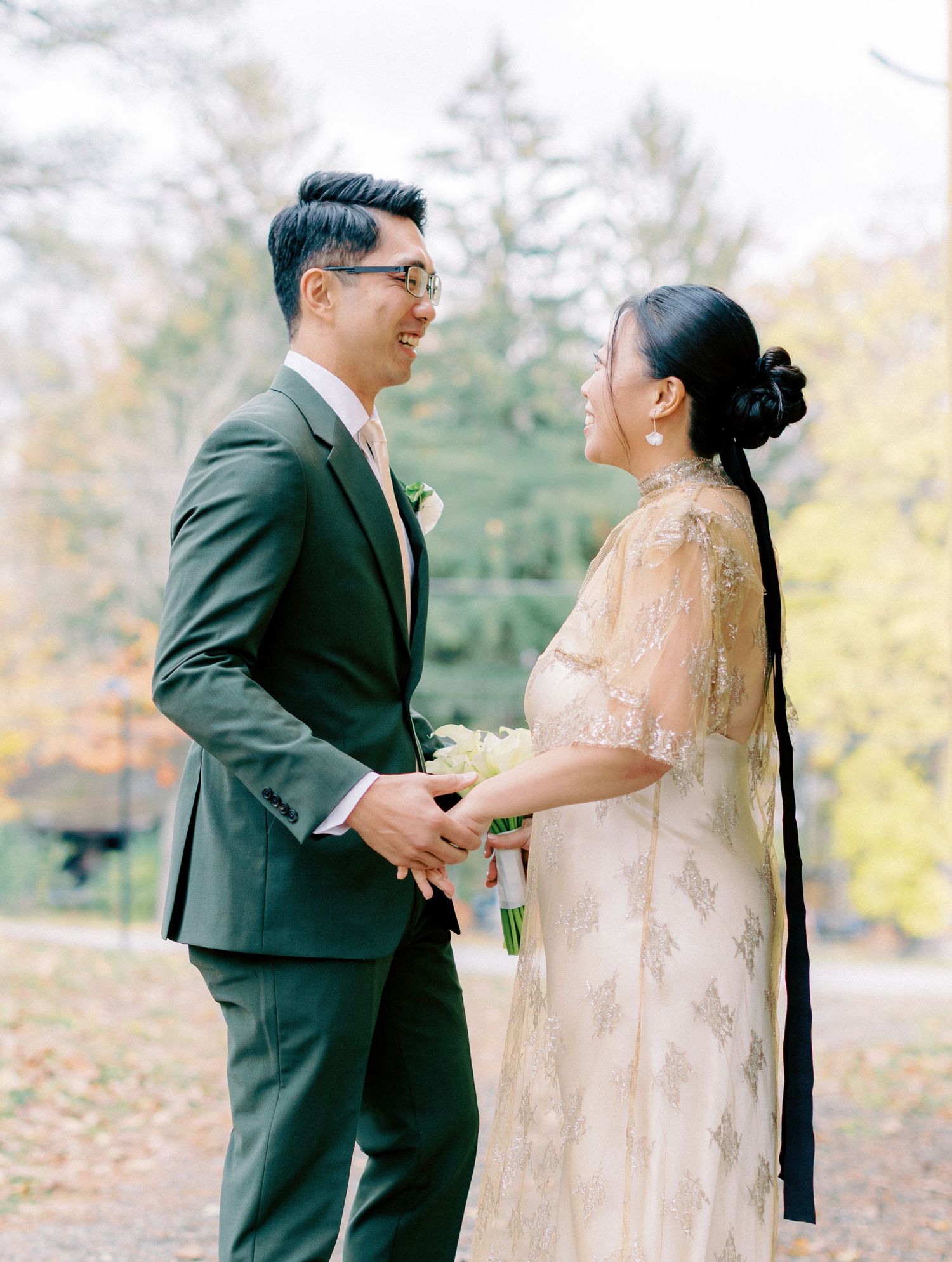 Jeanie Jang Photo Classic Timeless New York Film Wedding Photographer Campton Hotel Wedding