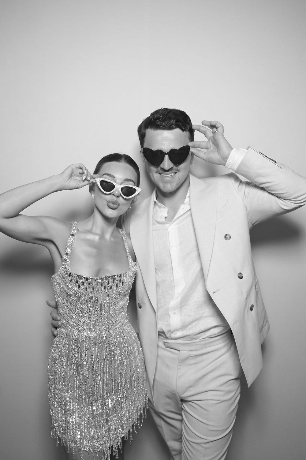 Bride and groom ibiza Photo Booth