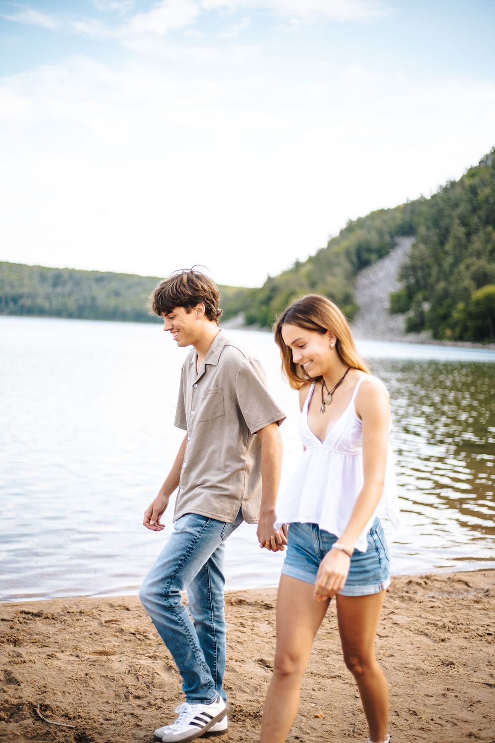 couple on a beach by Judith Olson Photography