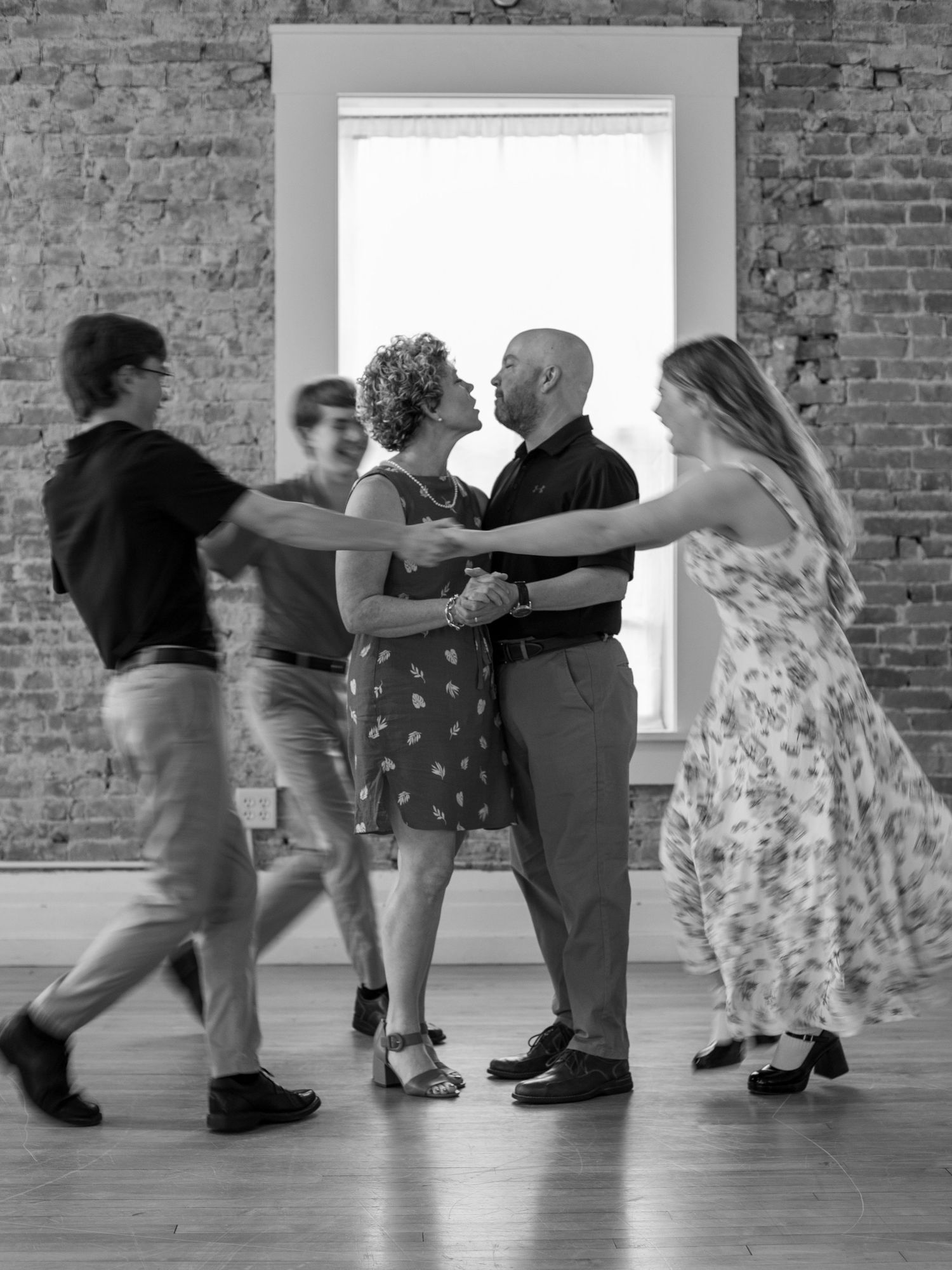 Family portrait session in Cincinnati studio with older children capturing high-end, elegant family photography for premium clients