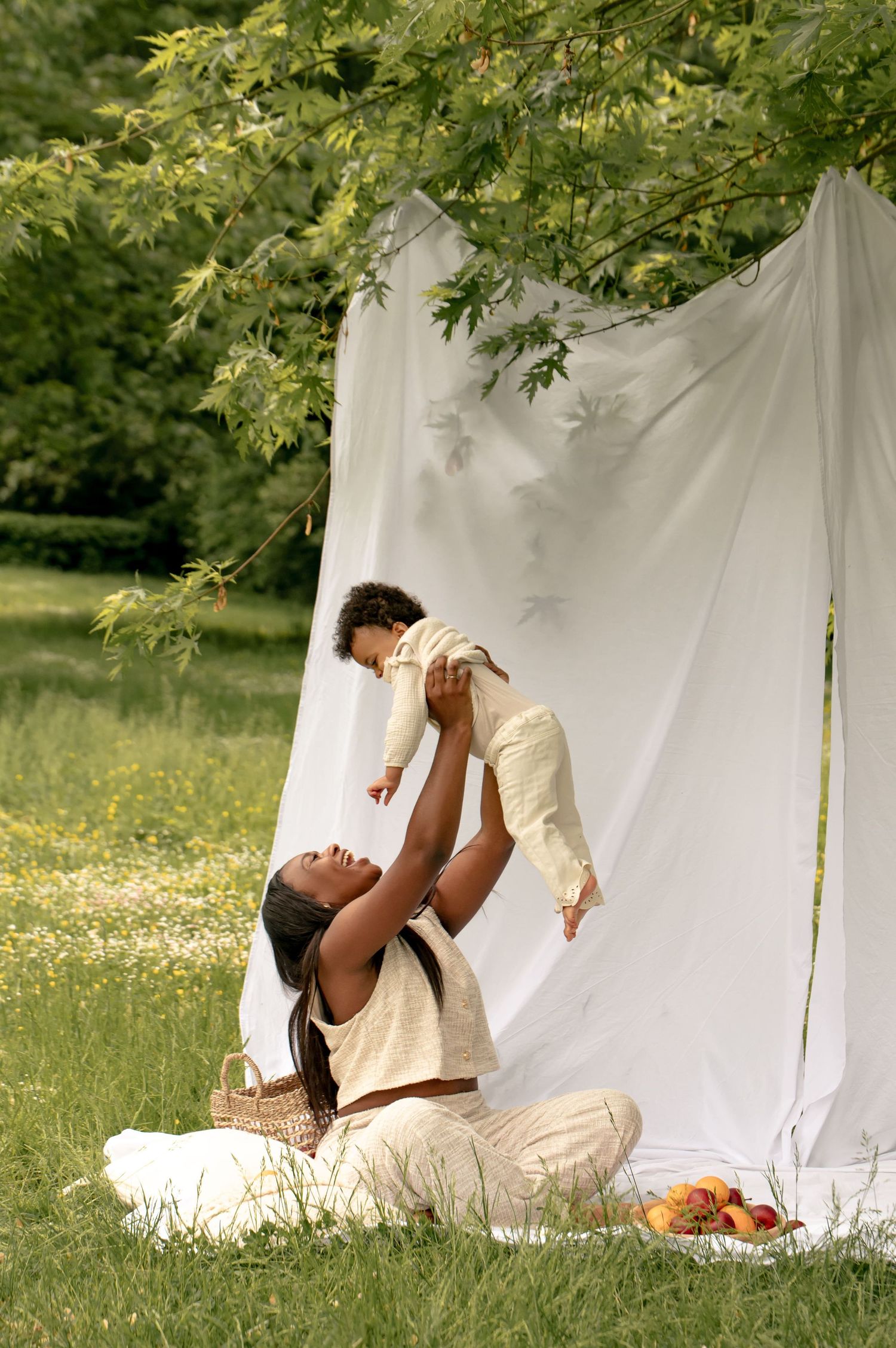 Séance photo famille en extérieur à Villers Saint-Barthélemy proche Paris