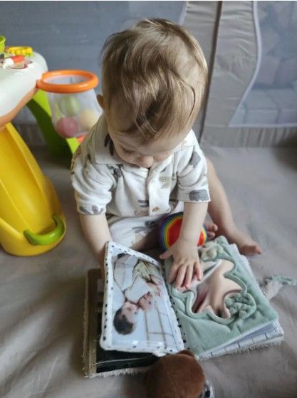 Speel en ontdek fotoboekje cadeautip kindje 1 jaar