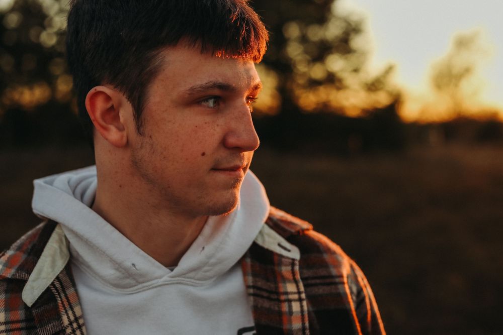 senior boy photo