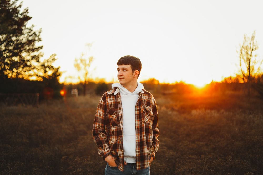 senior boy photo