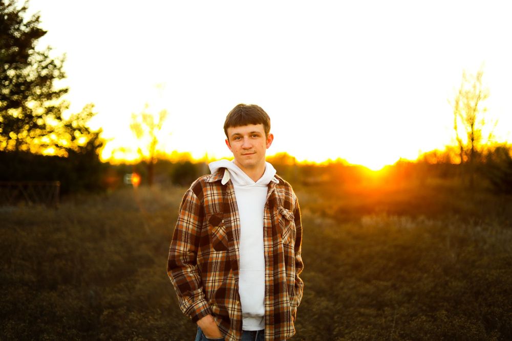 senior boy photo