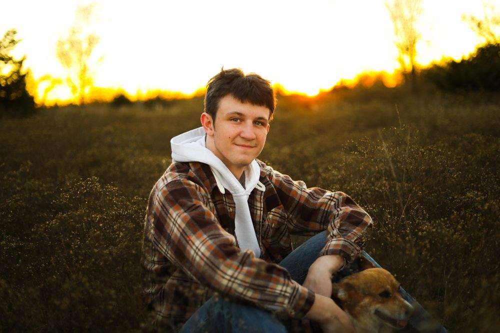 senior boy photo