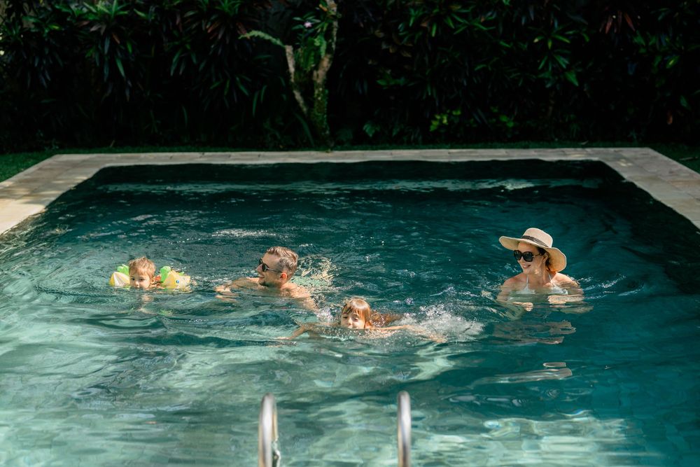 Bali family holiday photography session at The Samaya Ubud