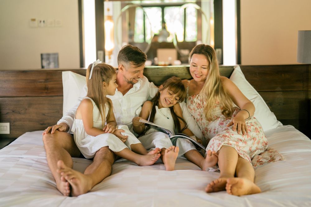 Bali family holiday photography session at The Samaya Ubud