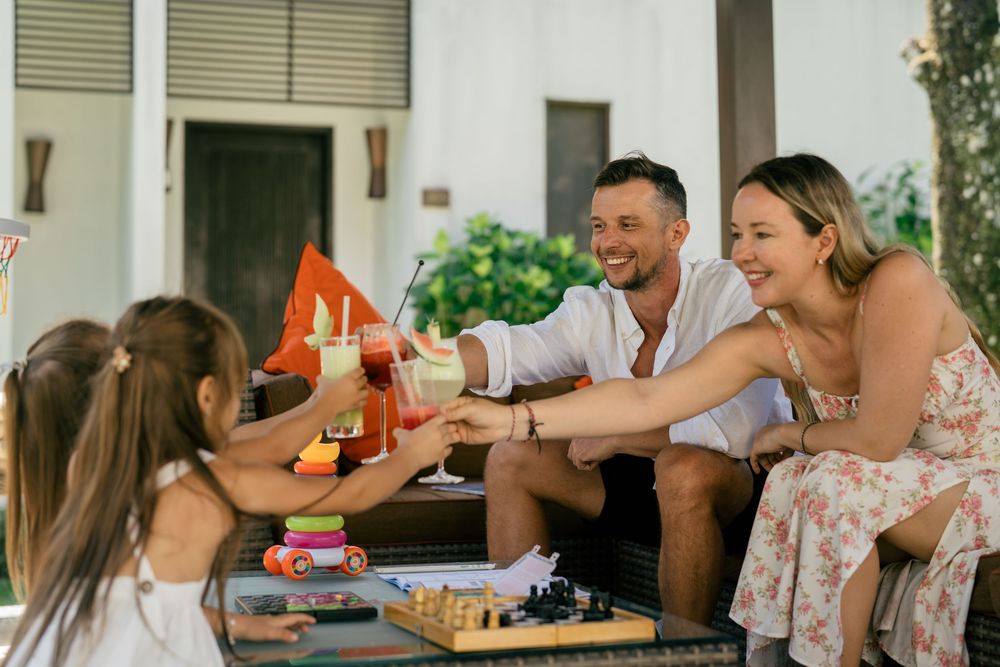Bali family holiday photography session at The Samaya Ubud