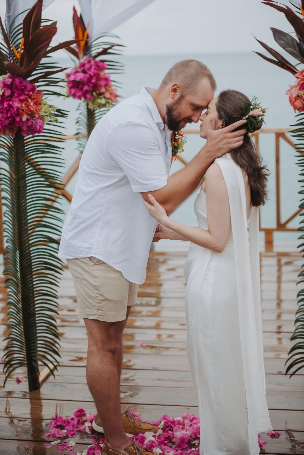 St Lucia wedding photographer captures rainy destination wedding at Calabash Cove in St Lucia