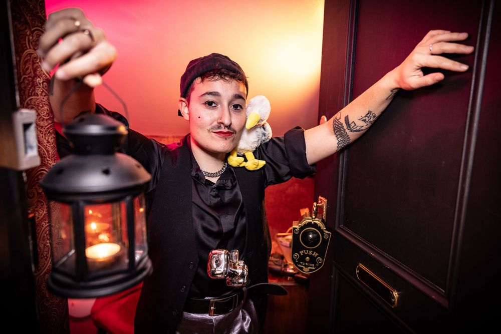 Event photography Halloween party at Plas Dolguog