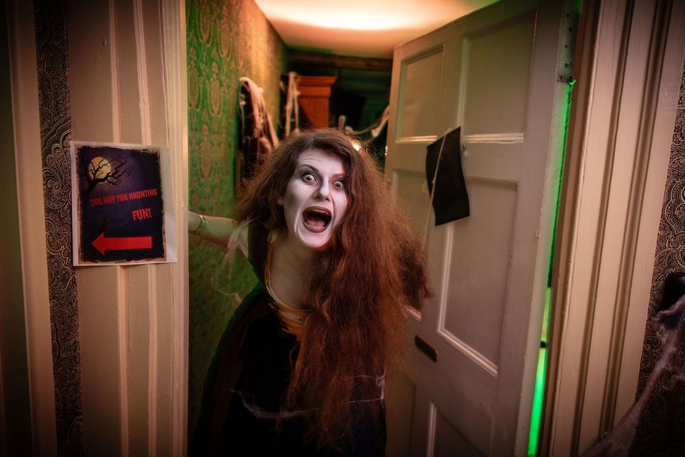Event photography Halloween party at Plas Dolguog