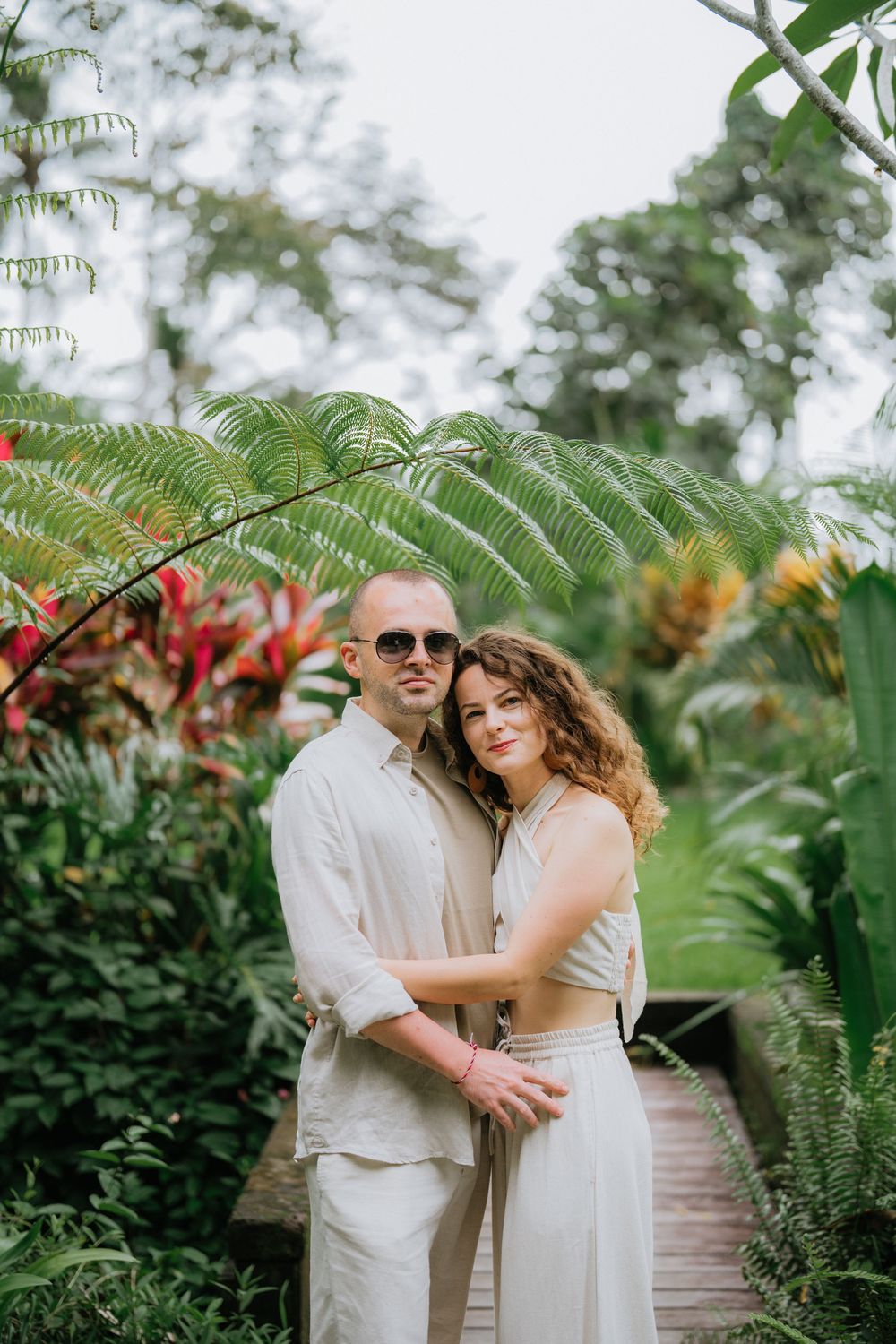 Professional couple photography at Adiwana Suweta Ubud, Bali.