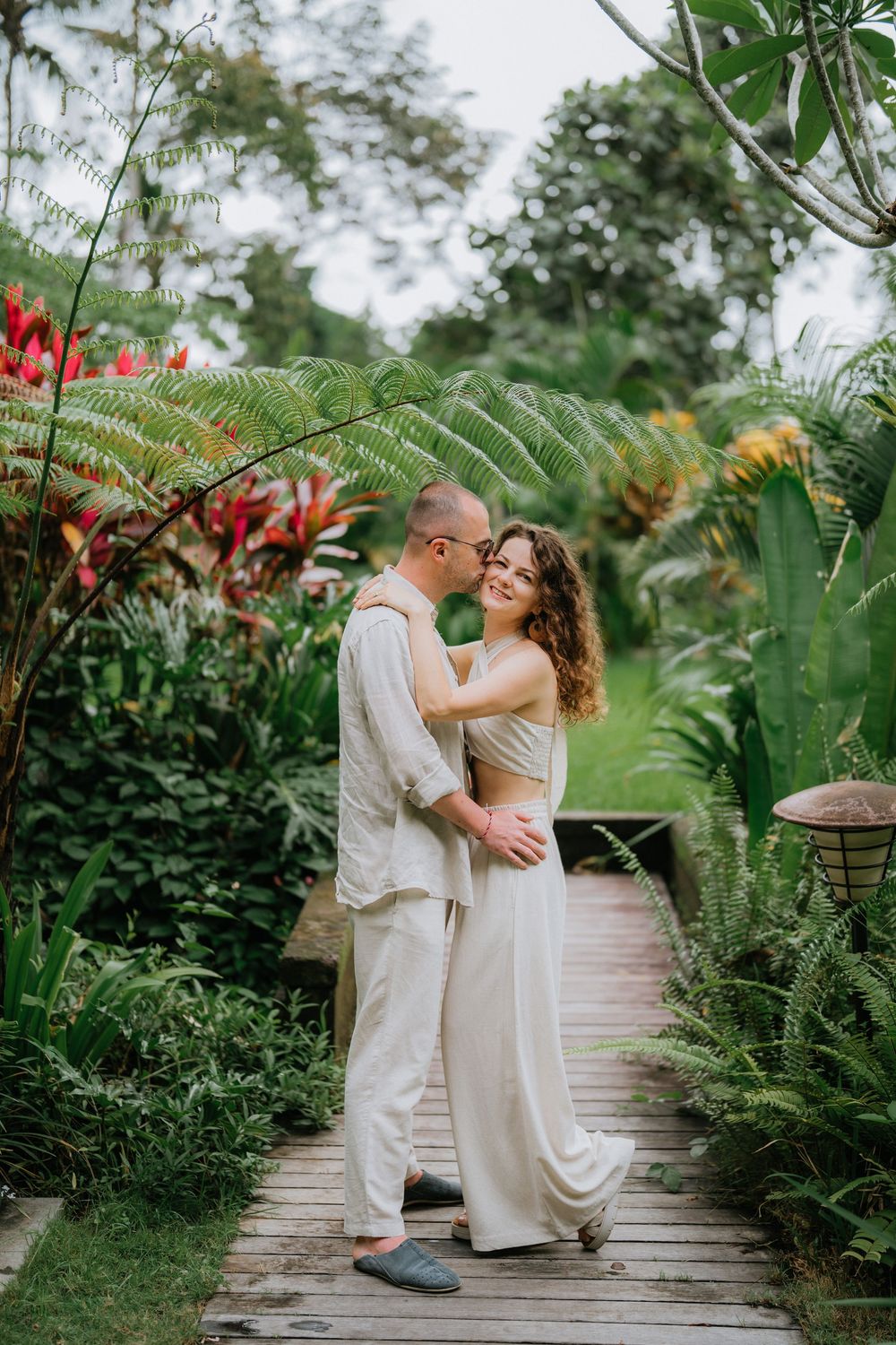 Professional couple photography at Adiwana Suweta Ubud, Bali.