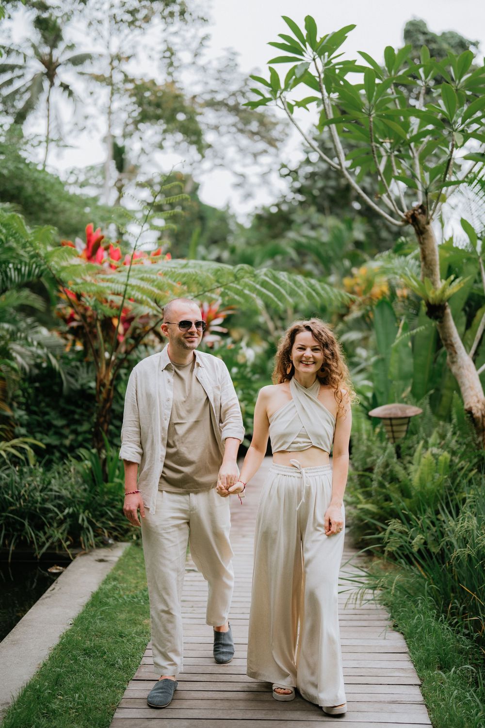 Professional couple photography at Adiwana Suweta Ubud, Bali.
