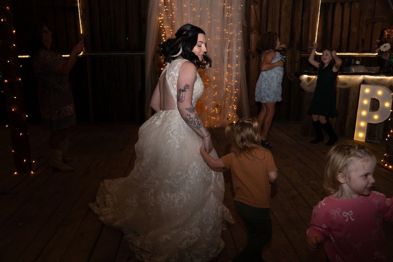 Wedding reception photo