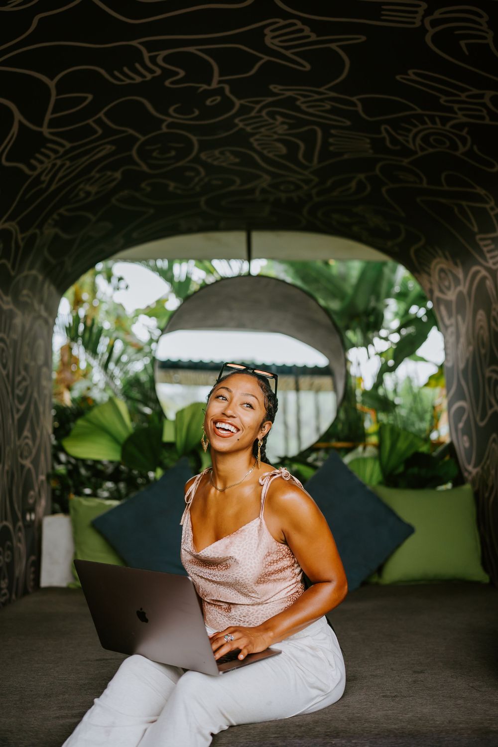 Personal branding photoshoot session in Soulshine Bali