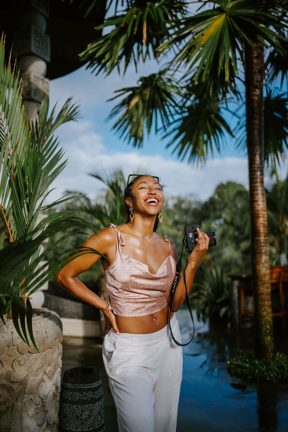 Personal branding photoshoot session in Soulshine Bali
