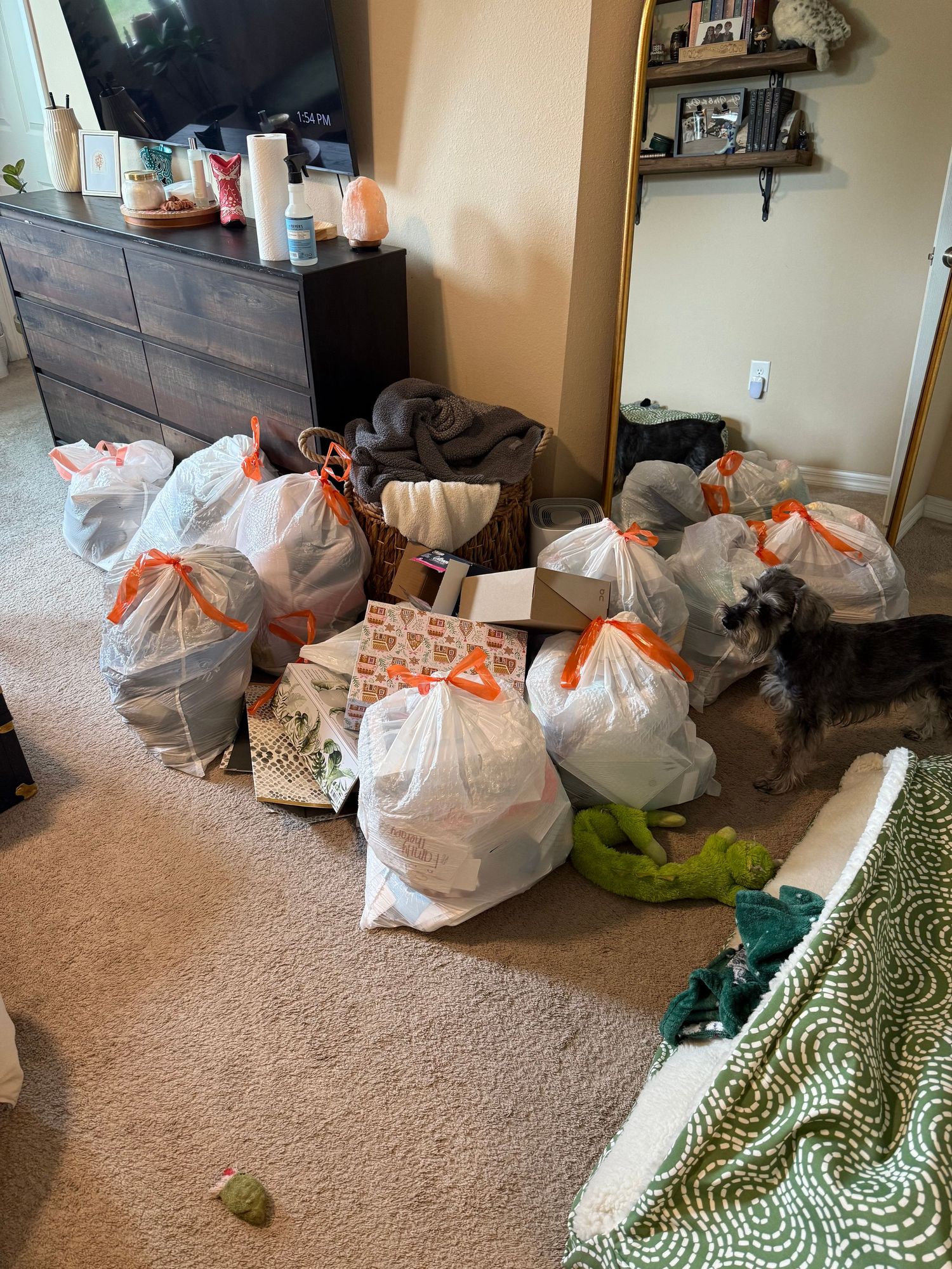 The aftermath of decluttering