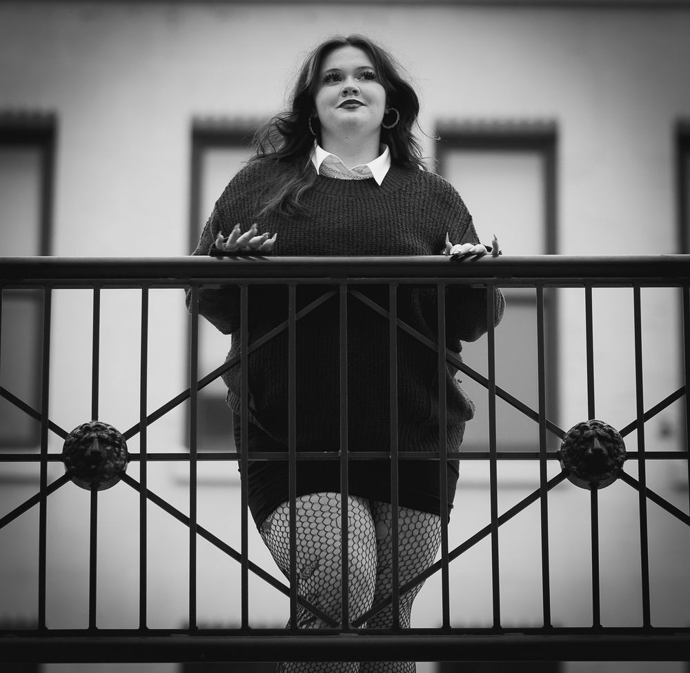 Senior session in the Old Market and Gene Leahy Mall Riverfront.