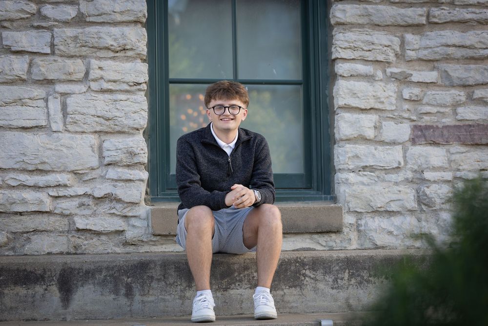 Senior session in the Old Market and Gene Leahy Mall Riverfront.