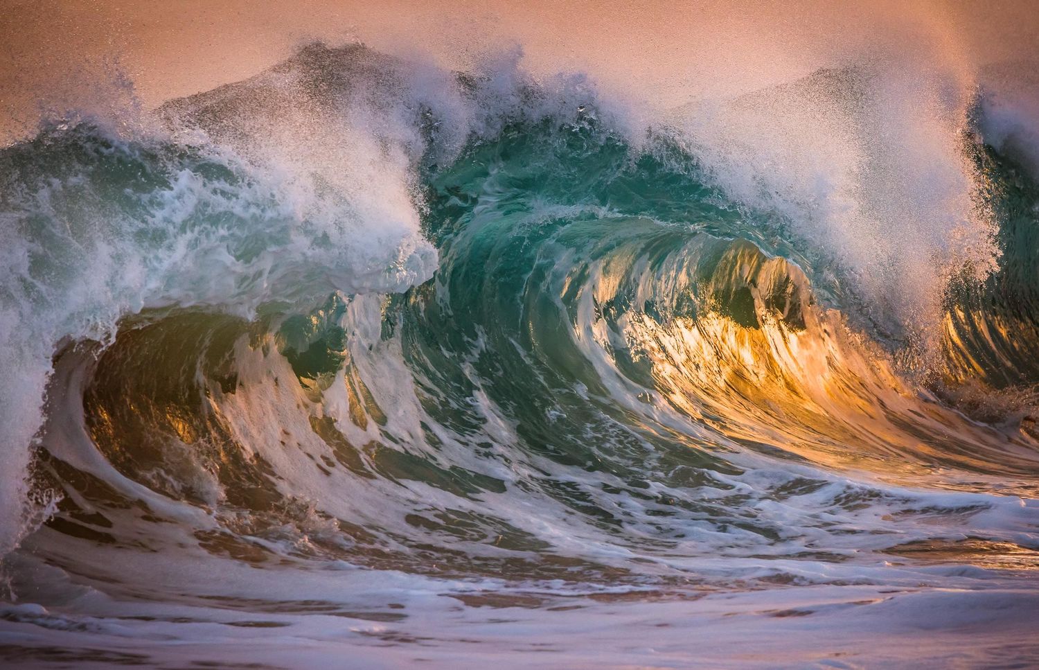 Hawaii, Oahy, Sandy Beach, Waves
