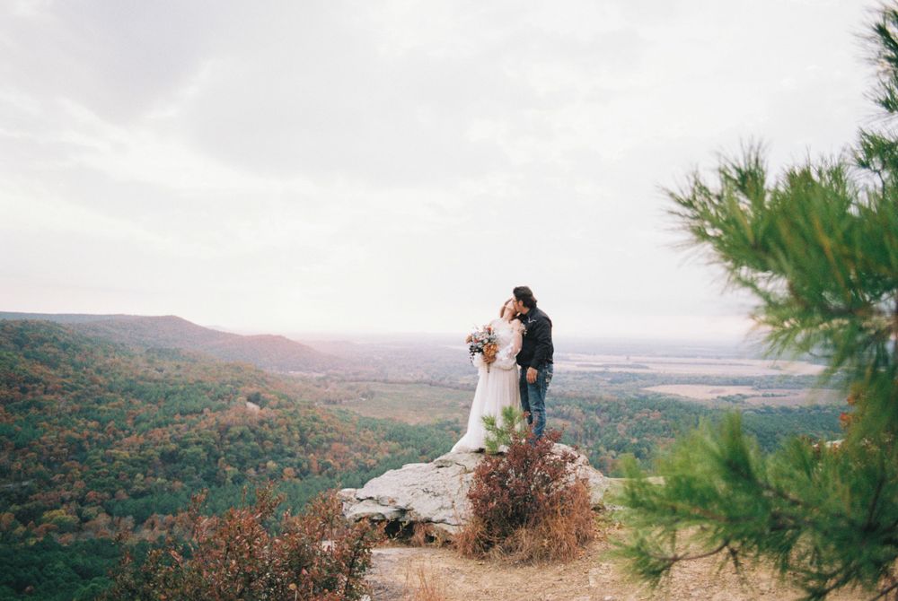 petit jean wedding on 35mm film, springfield film photographer