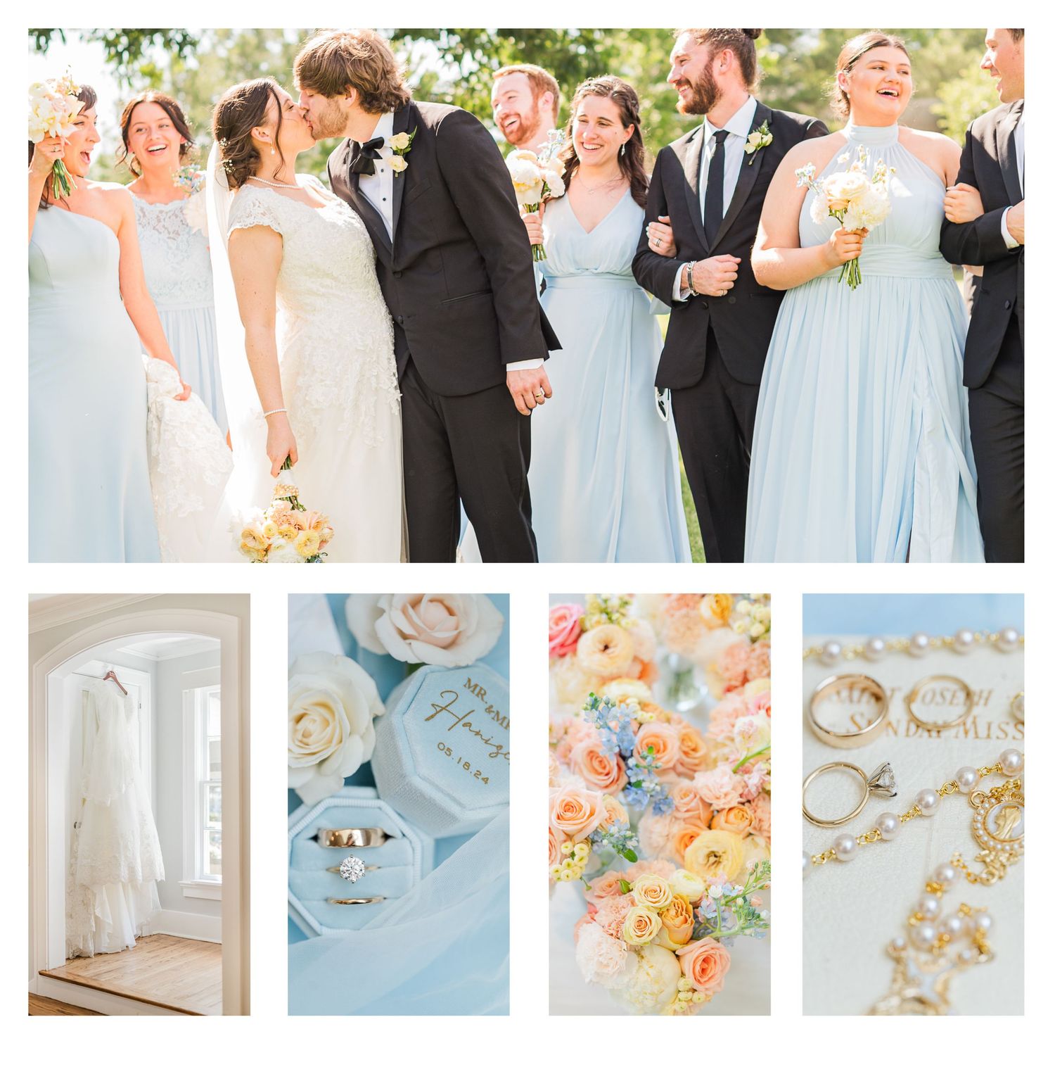 Wedding at Christ the King Parish in Tulsa Oklahoma.