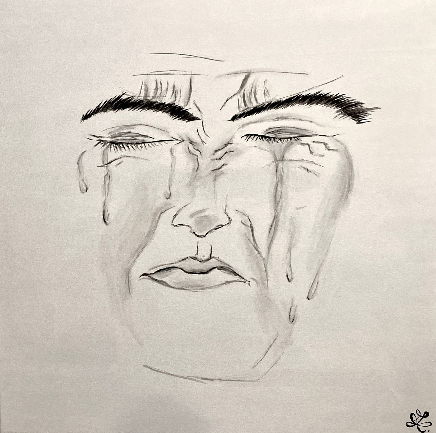 Acrylic on canvas Fine Arts, by Izya Lebtahi. Pencil Drawing.
