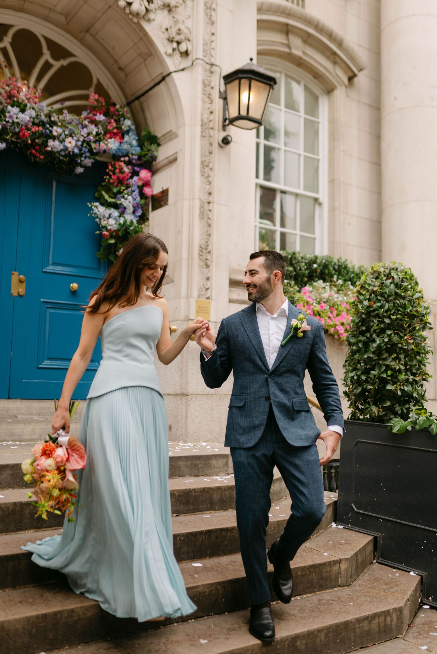 Wedding ceremony in Chelsea Town Hall
