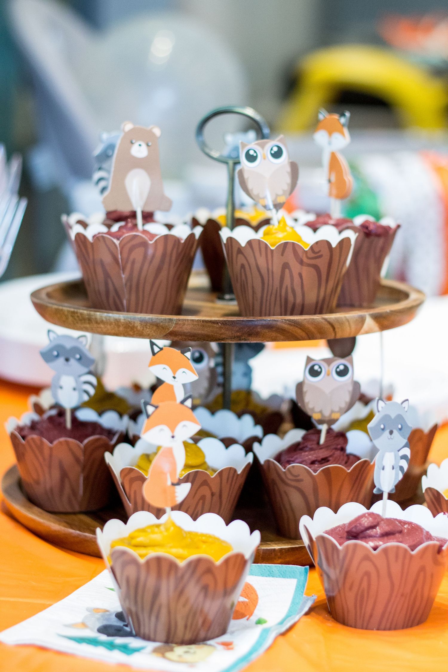 Birthday cupcakes. First birthday party in Dorado, Puerto Rico.
