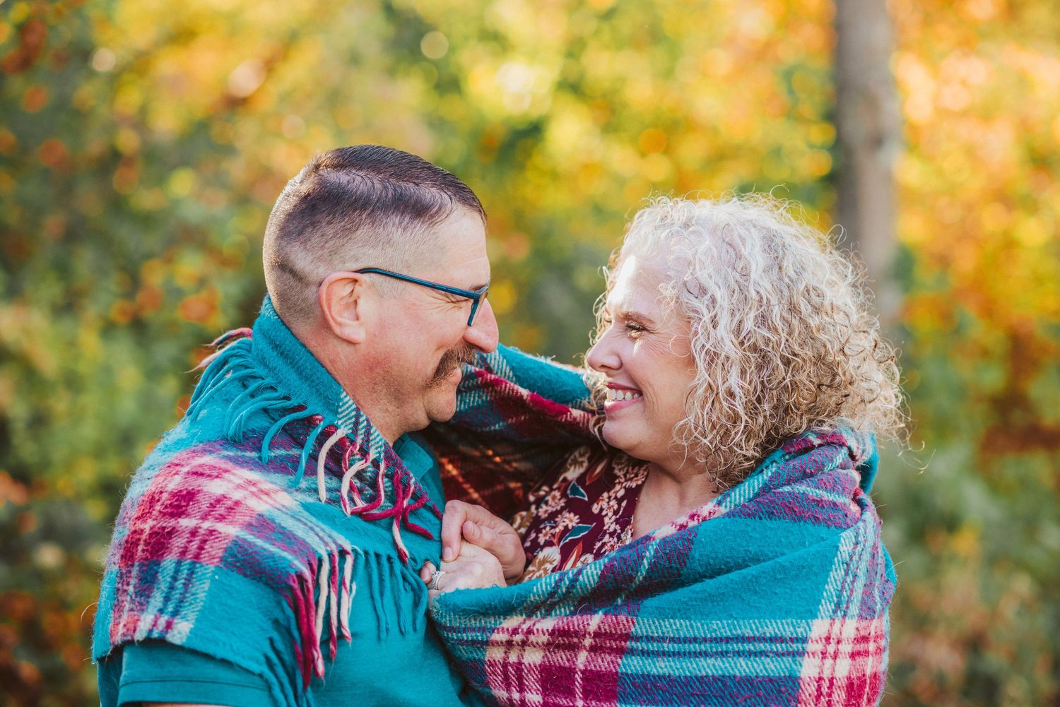 Couple photos in the fall