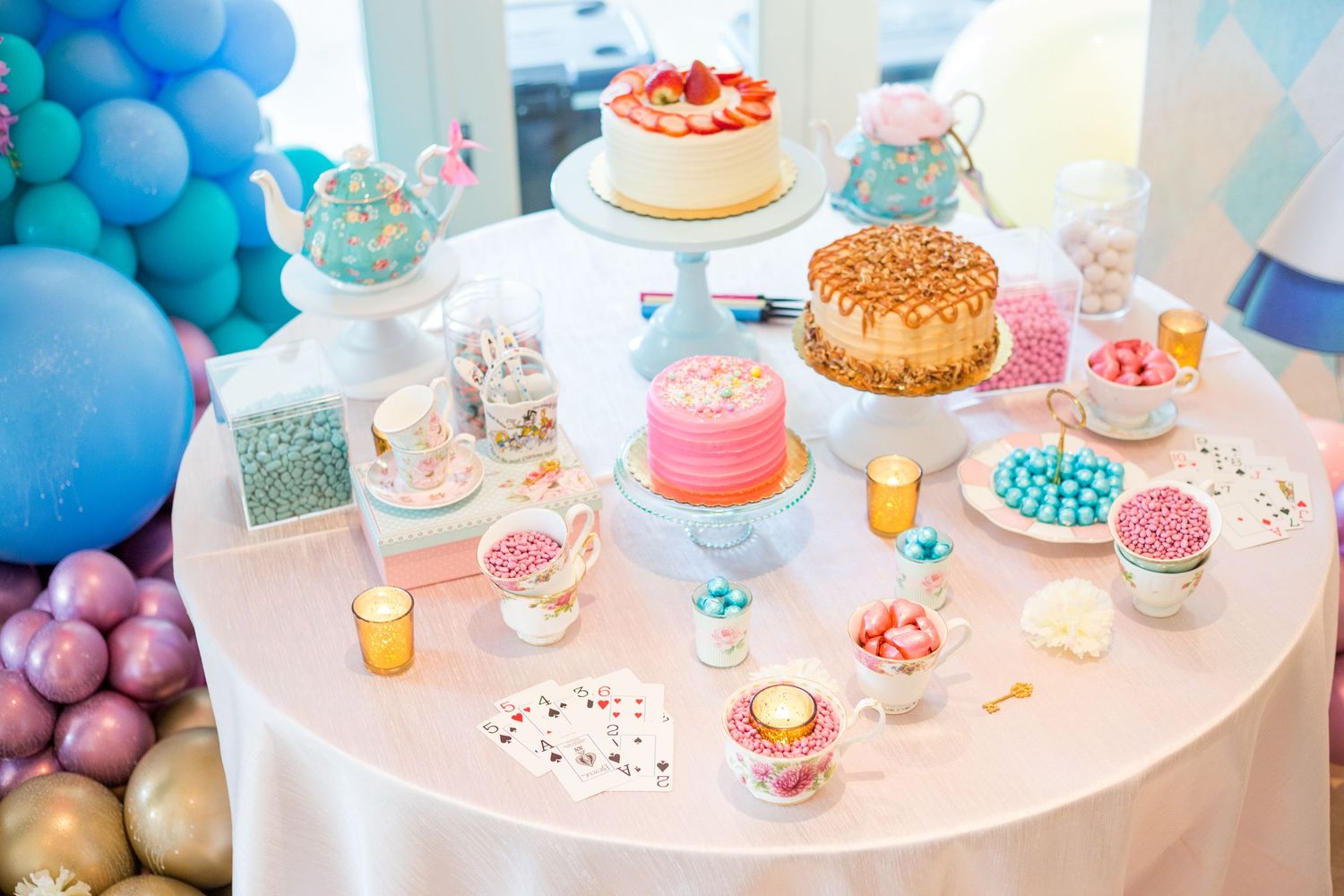 Cake table. Kids birthday party in Guaynabo, Puerto Rico.