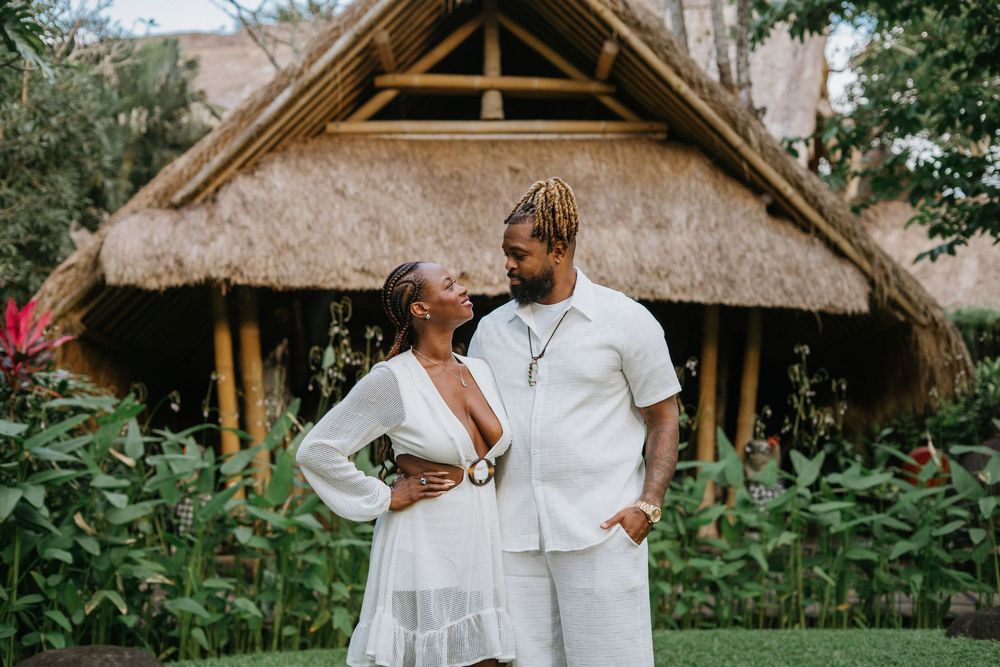 Romantic couple photoshoot in Bali at Fivelevents Retreat Bali