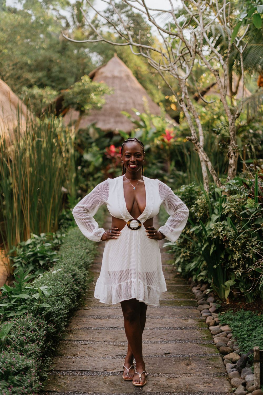 Romantic couple photoshoot in Bali at Fivelevents Retreat Bali