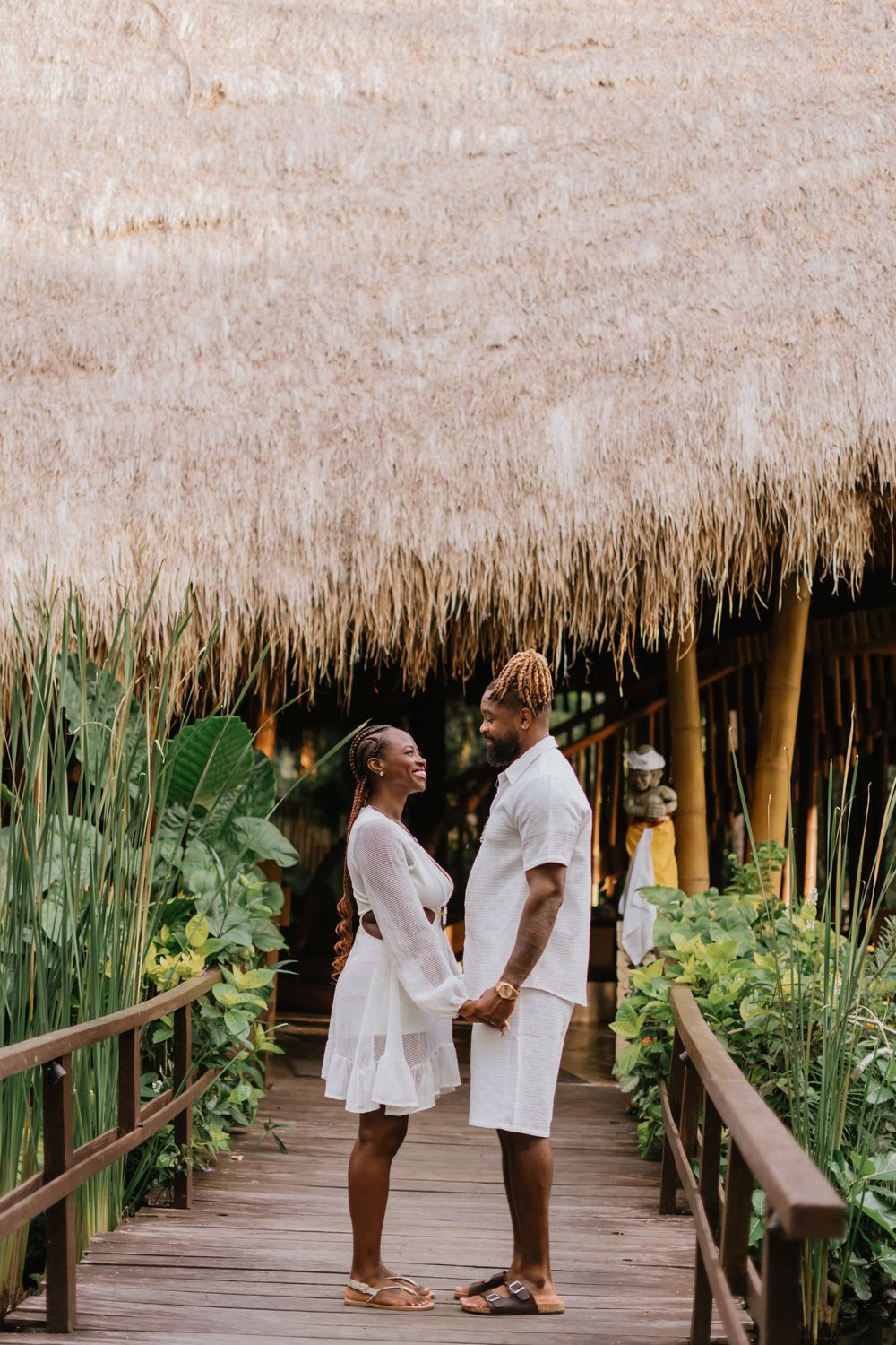 Romantic couple photoshoot in Bali at Fivelevents Retreat Bali