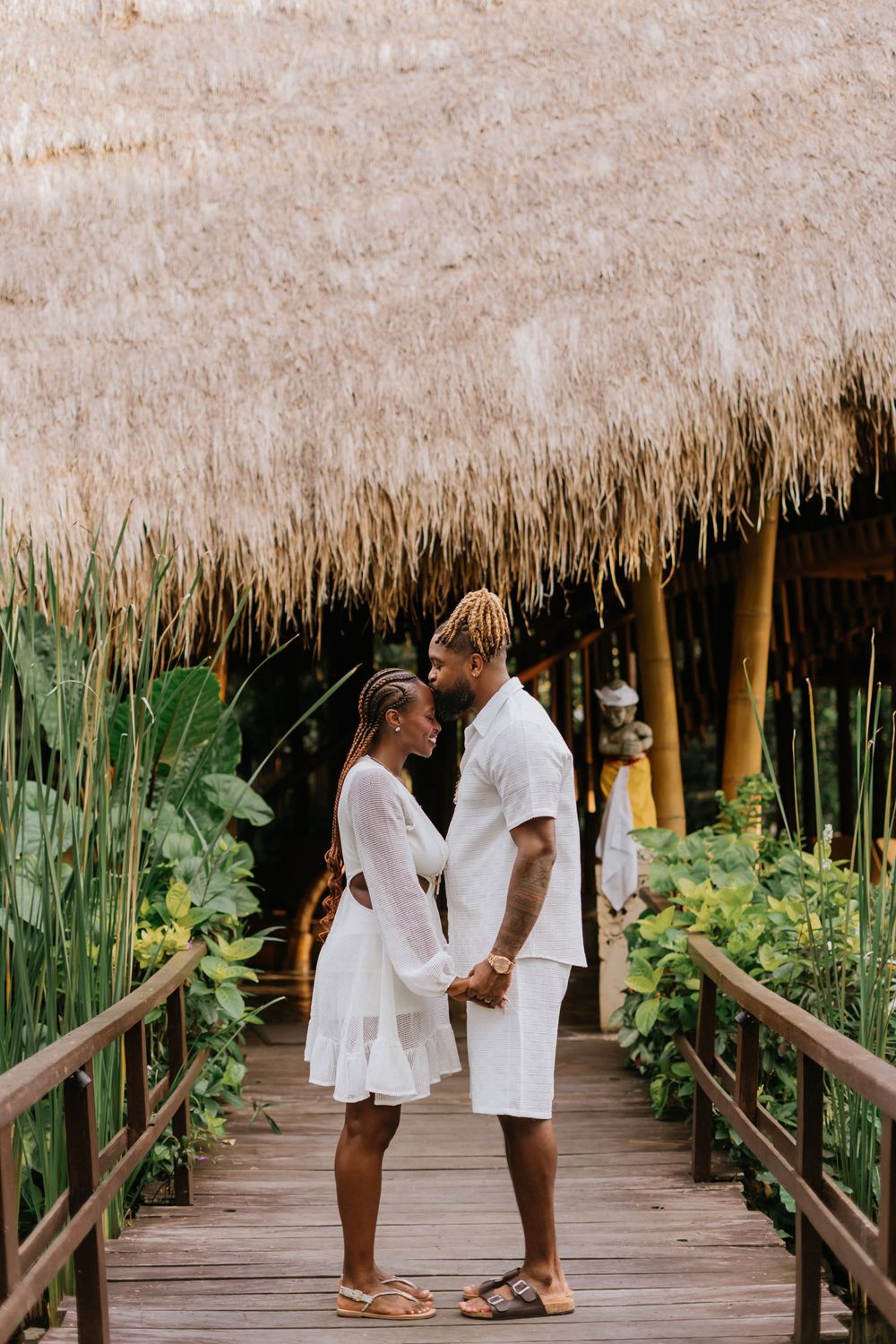 Romantic couple photoshoot in Bali at Fivelevents Retreat Bali