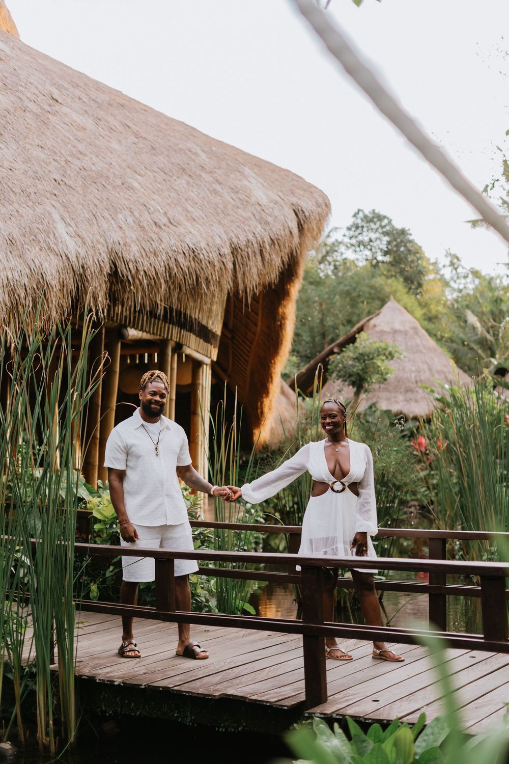 Romantic couple photoshoot in Bali at Fivelevents Retreat Bali