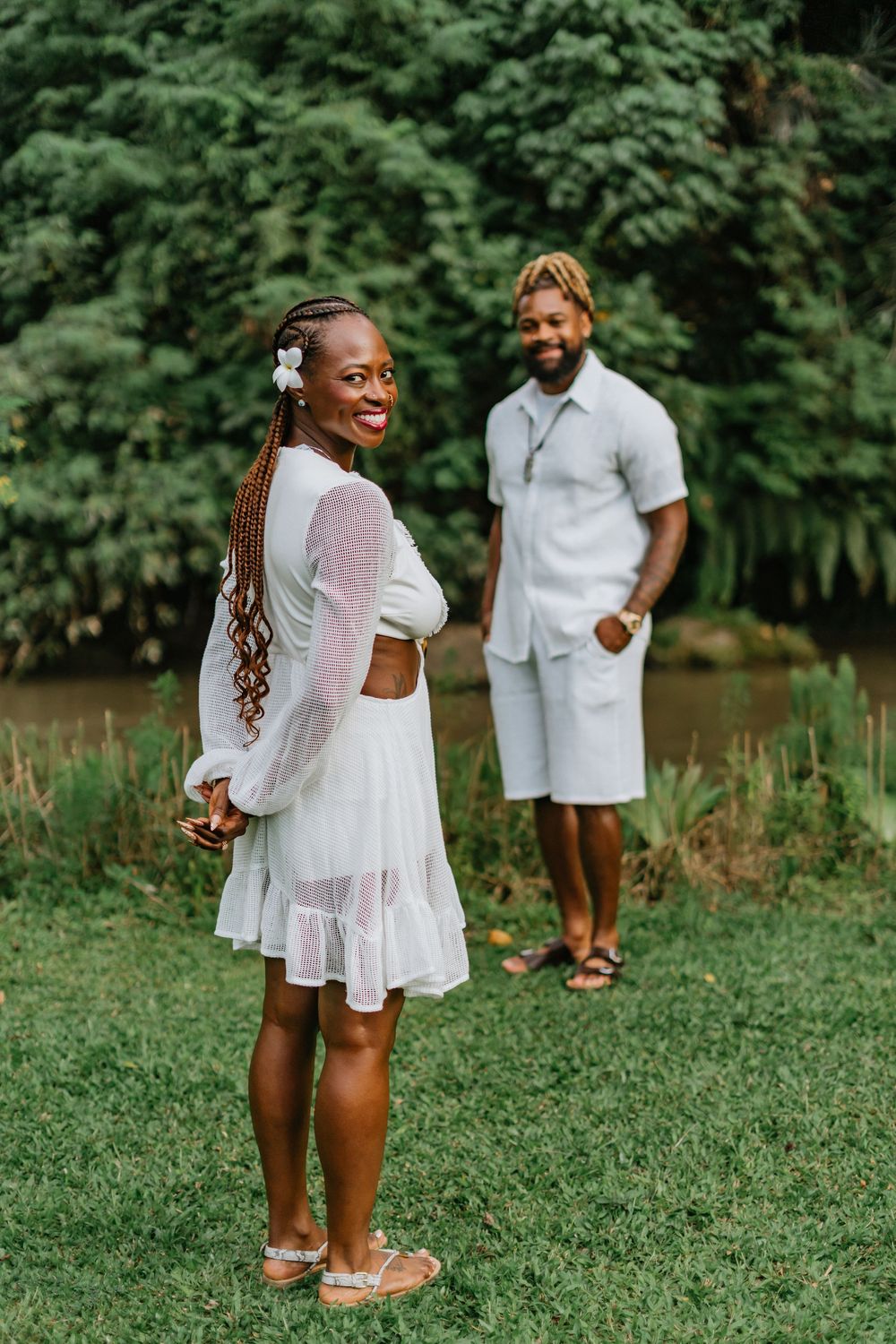 Romantic couple photoshoot in Bali at Fivelevents Retreat Bali