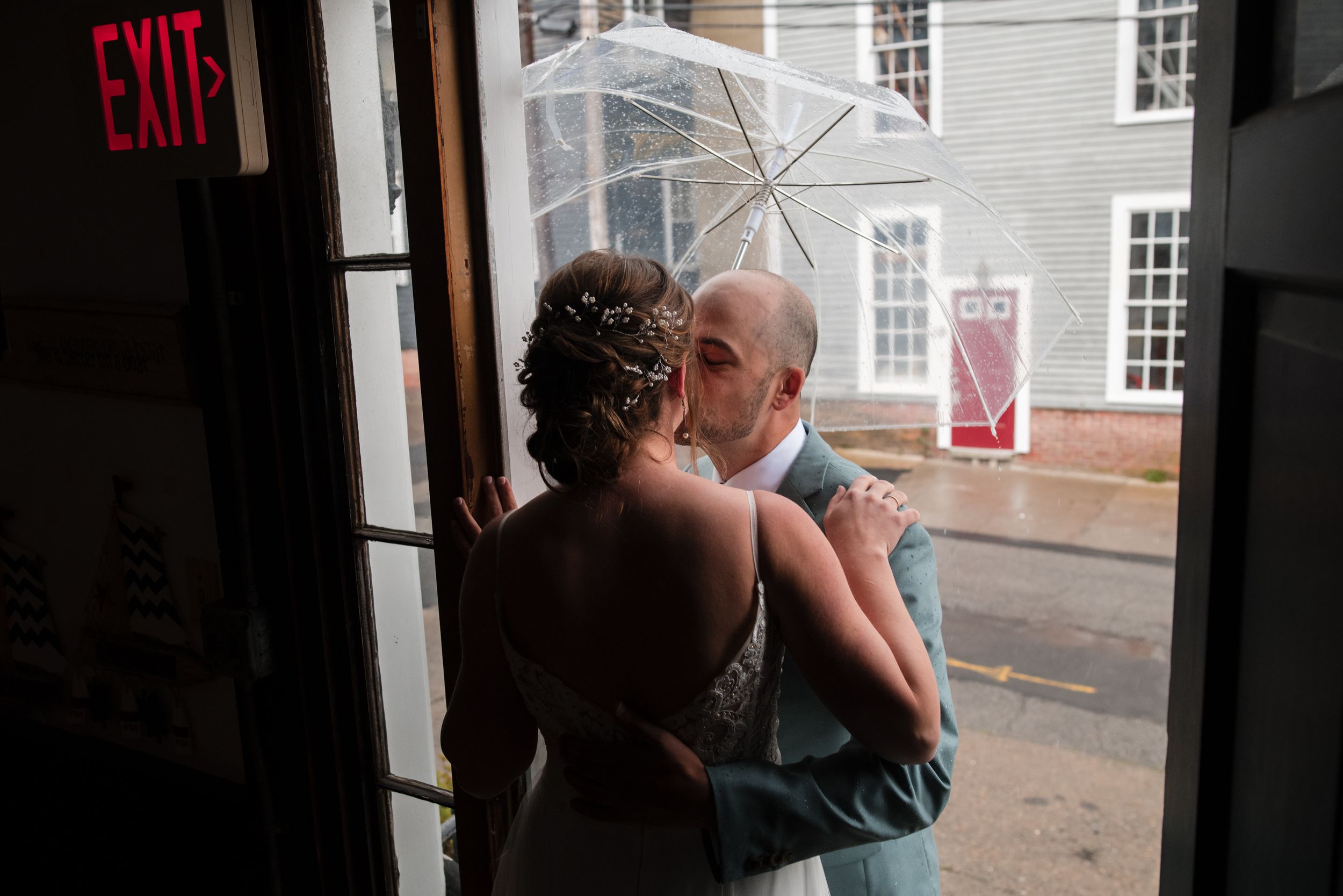 Coastal wedding at Herreshoff Marine Museum, Bristol. Timeless nautical wedding photography and handcrafted heirloom albums by Stefy Hilmer.