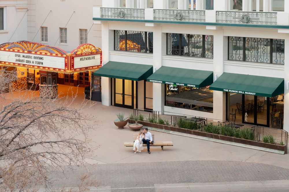 El Paso Engagement Photography in downtown El Paso