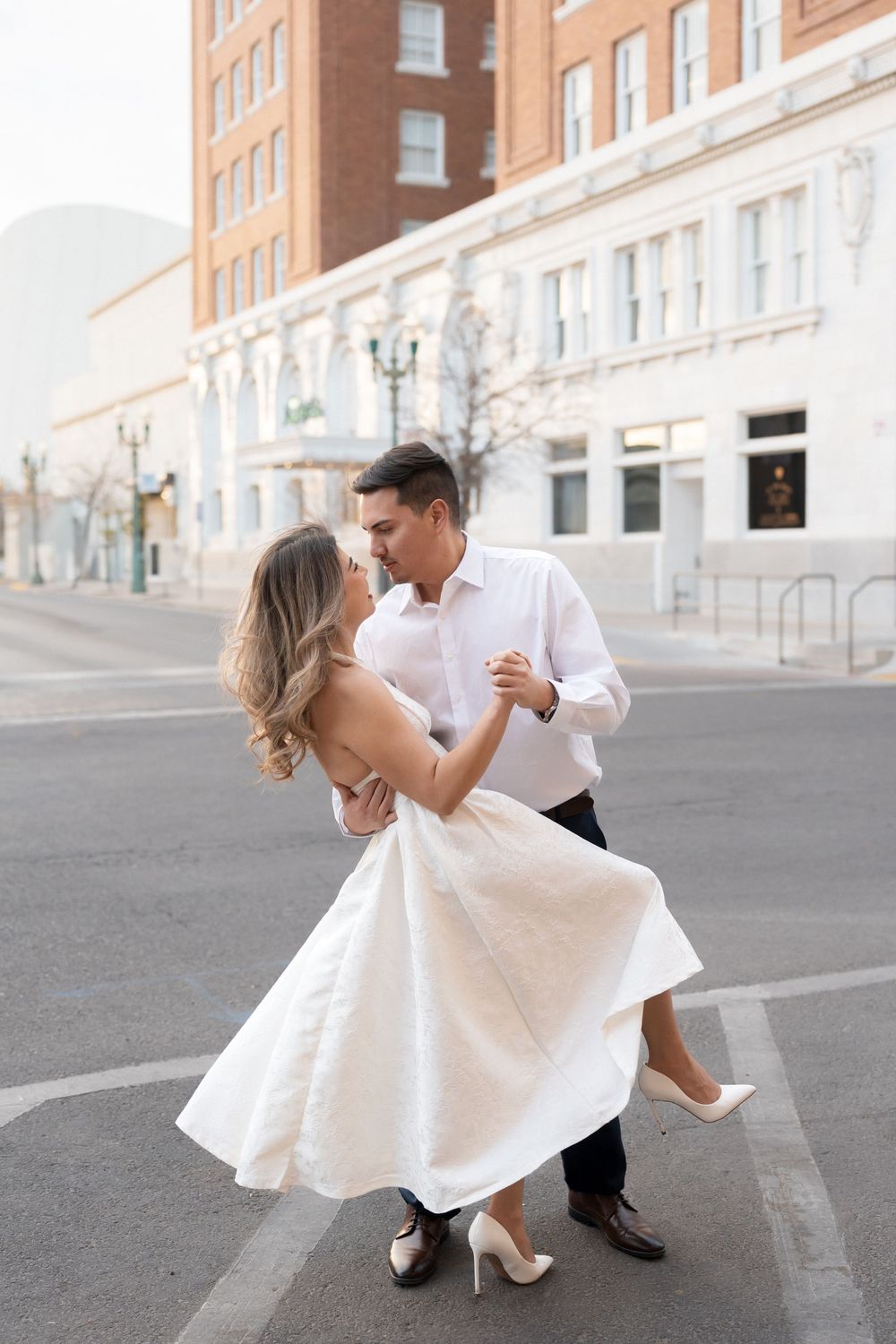 El Paso Engagement Photography in downtown El Paso
