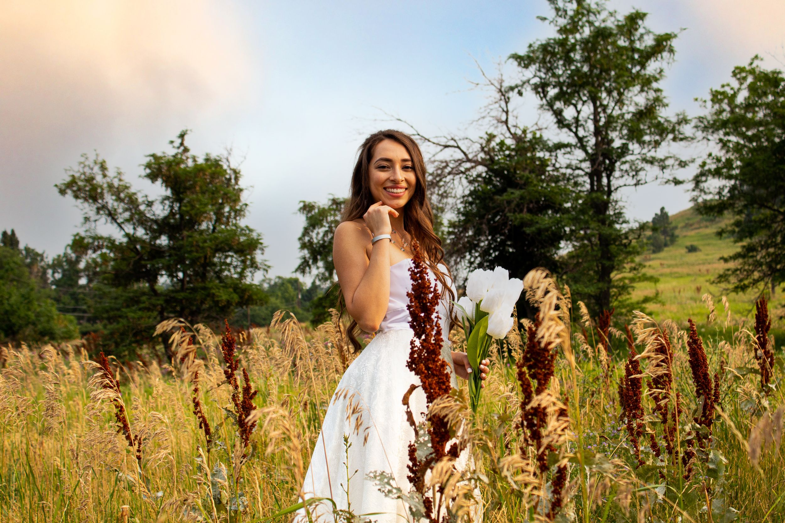 Wedding dress photo