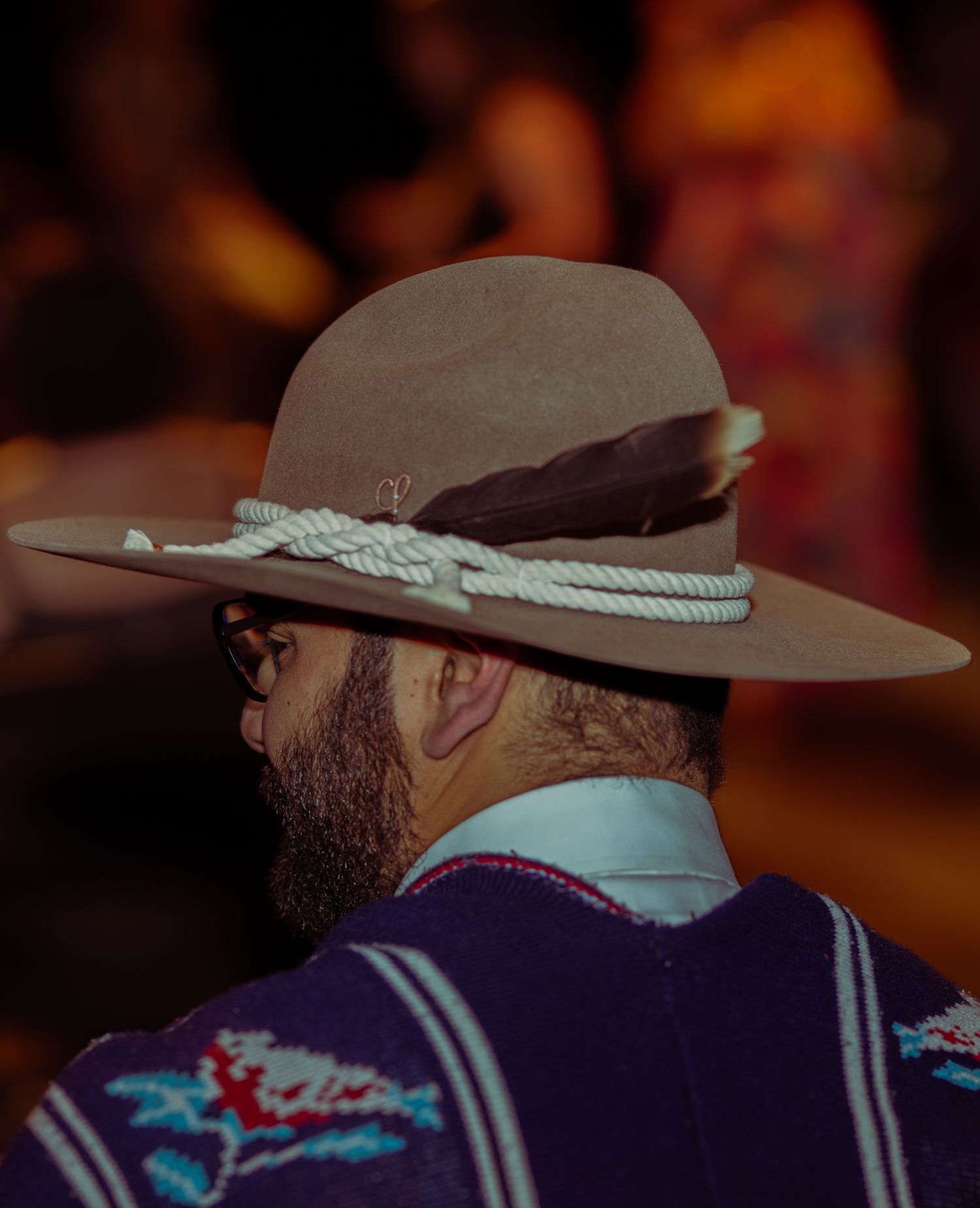 Detail Photography of a Bird Feather in Hat - Captured by KamaraImages