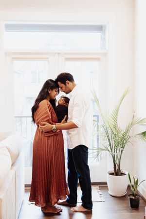 in home newborn session issaquah