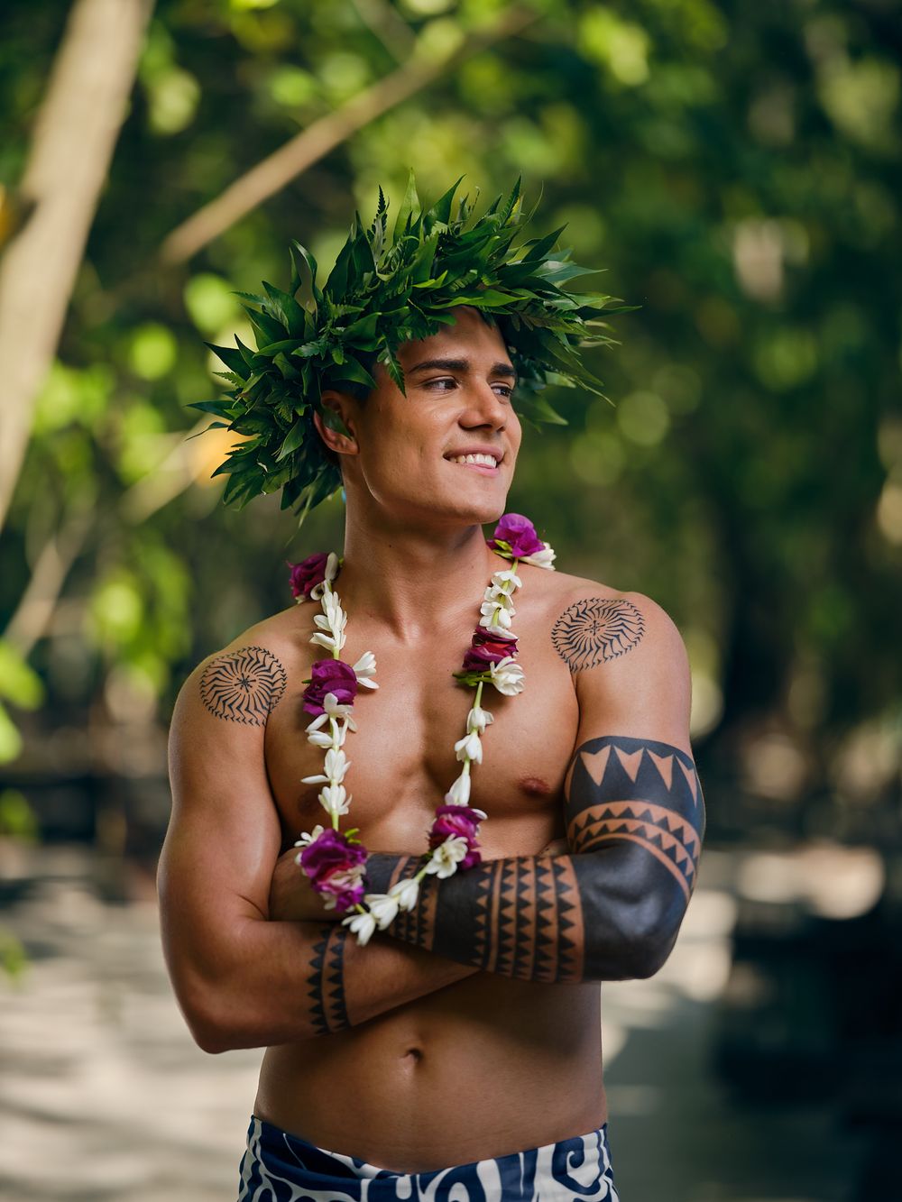 shooting photo portrait on-location cocoteraie teaniva dinard mister tahiti