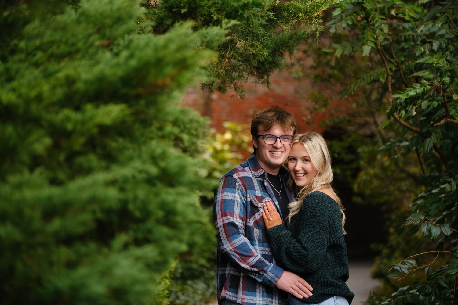Engagement Session at the Biltmore estate around the grounds Photography by Stephanie A Smith Photography